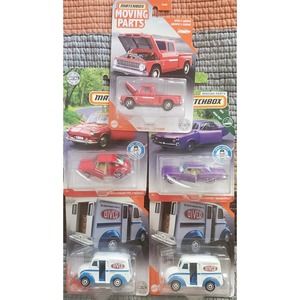 Matchbox Moving Parts Vehicles Lot of Five New Sealed